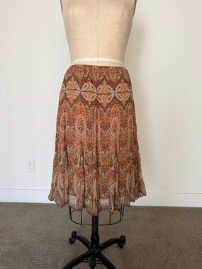 Silk Chiffon Skirt